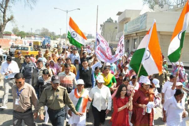 Over 4000 women from Kurukshetra marched to spread awareness on women’s health,…