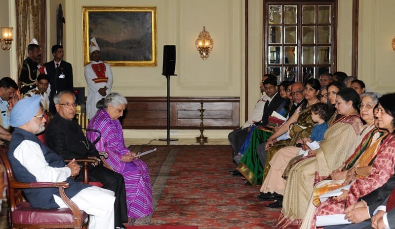 The President, Shri Pranab Mukherjee and the Prime Minister, Dr. Manmohan Singh…
