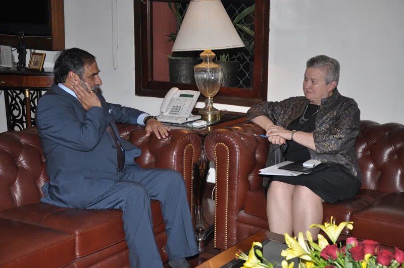 The US Ambassador, Ms. Nancy J. Powell meeting the Union Minister for Commerce & Industry…