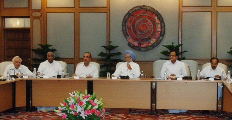 The Prime Minister, Dr. Manmohan Singh chairing a meeting of the National Committee on DBT...