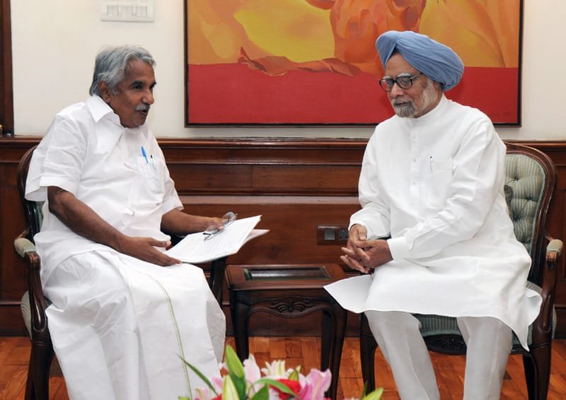 The Chief Minister of Kerala, Shri Oommen Chandy meeting the Prime Minister,…