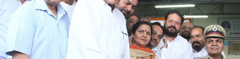 The Union Minister for Railways, Shri Pawan Kumar Bansal inaugurating...