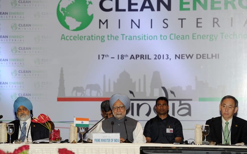 The Prime Minister, Dr. Manmohan Singh addressing the 4th Clean Energy…