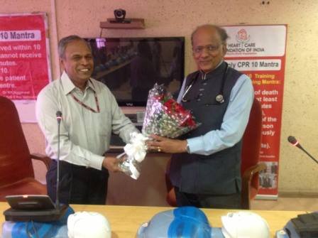 MTNL Organises Cardiac Resuscitation Camp For Its Employees inaugrated by A.K.GARG,CMD,MTNL