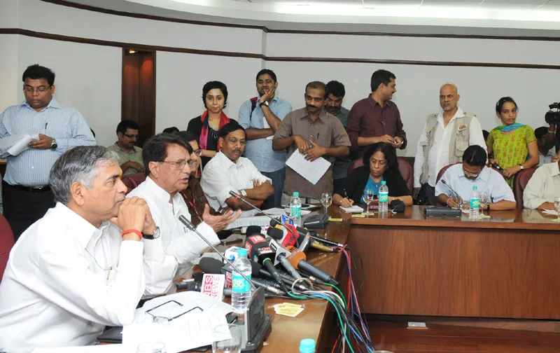 The Union Minister for Civil Aviation, Shri Ajit Singh briefing the Media on Civil Aviation issues, in New Delhi