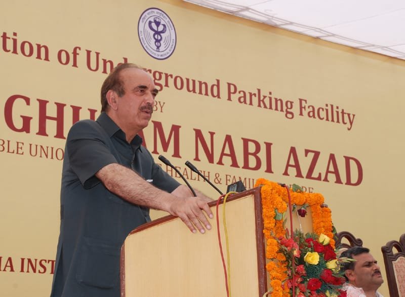 The Union Minister for Health and Family Welfare, Shri Ghulam Nabi Azad…