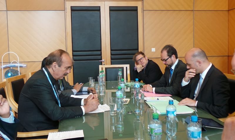 The Union Minister for Health and Family Welfare, Shri Ghulam Nabi Azad at the Indo- Swiss…