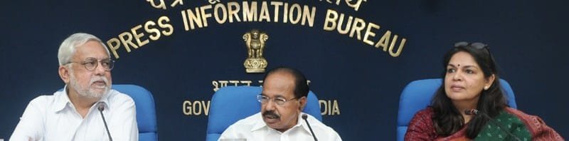 The Union Minister for Petroleum & Natural Gas, Dr. M. Veerappa Moily announces...