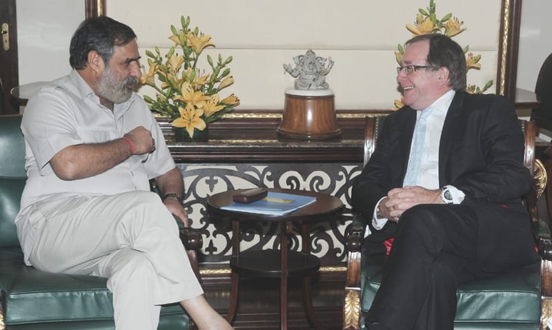 The Minister for Foreign Affairs, New Zealand, Mr. Murray McCully calls on the…