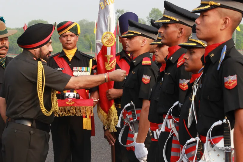 The Chief of Army Staff, General Bikram Singh flagging-in the Army Mount Trishul expedition, in New Delhi