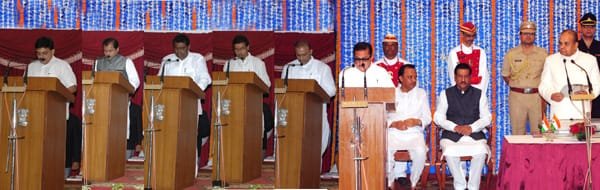 Maharashtra Cabinet expansion – 3 Ministers and 3 Ministers of state took oaths of office today.