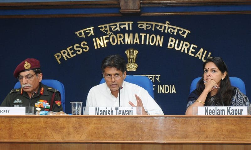 The Minister of State (Independent Charge) for Information & Broadcasting, Shri Manish Tewari..