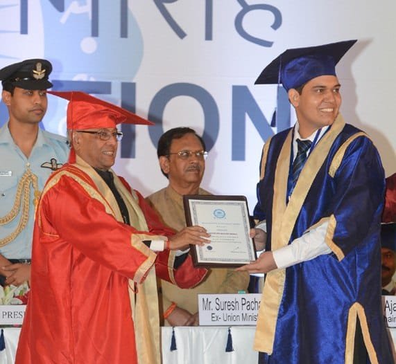 The President, Shri Pranab Mukherjee presented medals to the students at the…