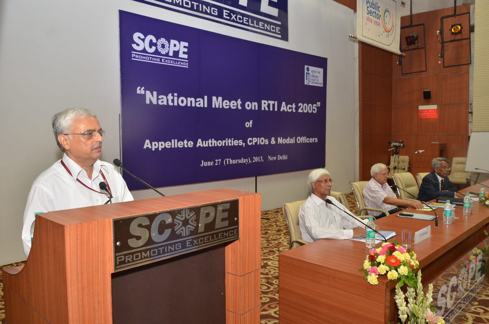 National Meet on RTI Act 2005 organised by SCOPE for CPSEs