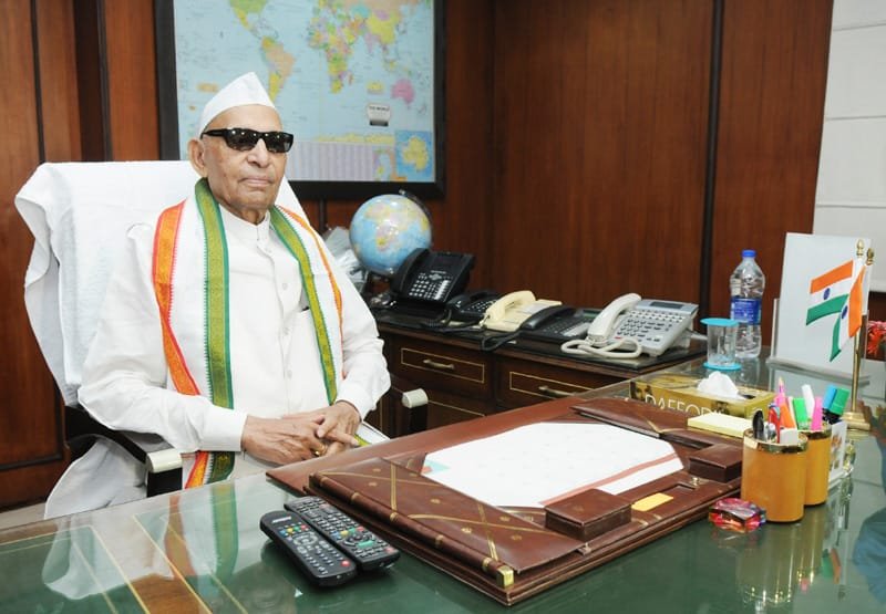 Shri Sis Ram Ola takes over the charge of Union Minister for Labour and Employment, in New Delhi