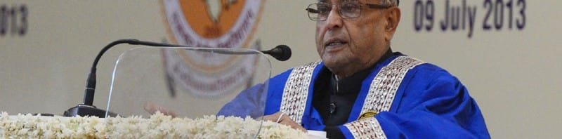 The President, Shri Pranab Mukherjee addressing at the Second Convocation...