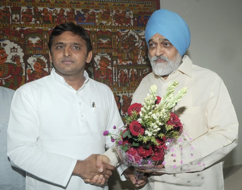 The Chief Minister of Uttar Pradesh, Shri Akhilesh Yadav meeting the…