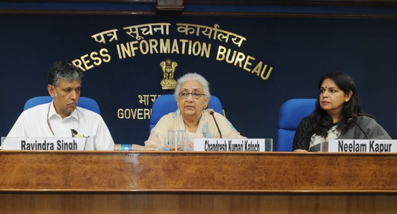 The Union Minister for Culture, Smt. Chandresh Kumari Katoch addressing the…