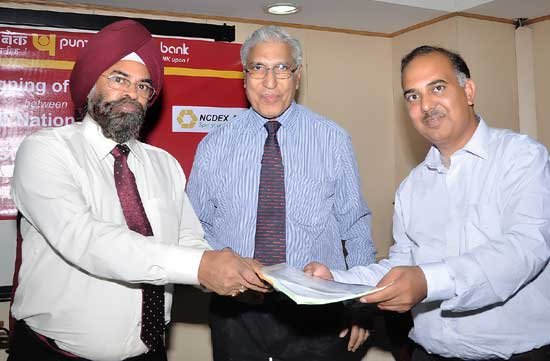Punjab National Bank enters into Tie up with NCDEX-SPOT(NSPOT) and LTC Commercial Co. Pvt. Ltd,