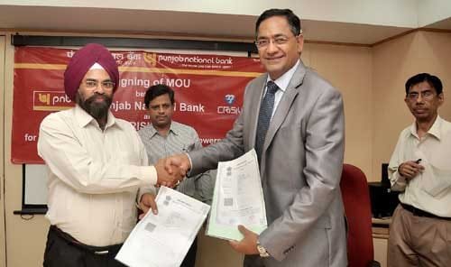 PNB ENTERS INTO MOU WITH CRISIL LTD.