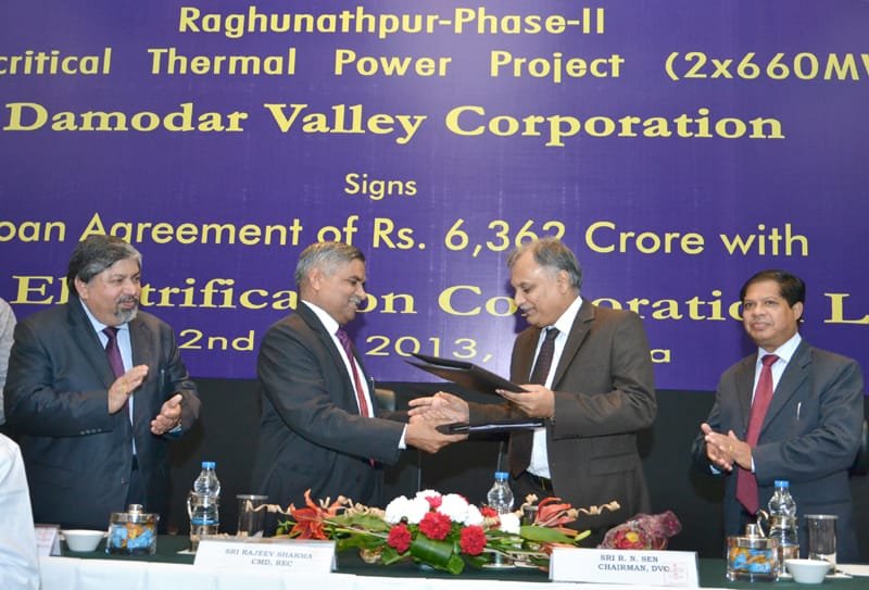 The CMD, Rural Electrification Corporation (REC), Shri Rajeev Sharma and the Chairman, DVC…
