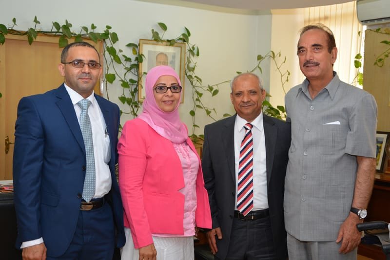 The Health Minister of Yemen, Dr. Ahmed Qasem AL-Ansi meeting the…
