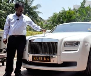 A NO ORDINARY BARBER RAMESH BABU WHO OWNS A ROLLS ROYCE