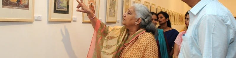 The Union Minister for Culture, Smt. Chandresh Kumari Katoch going...