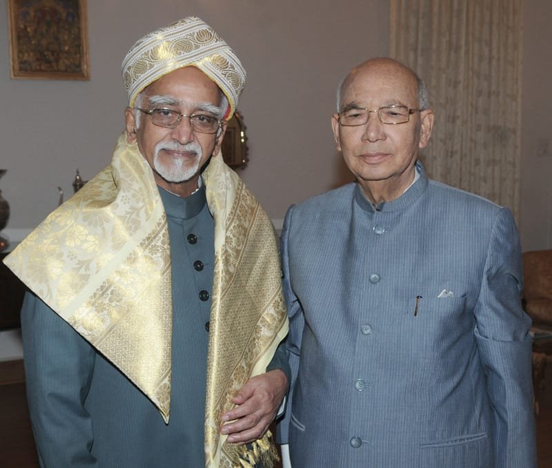 The Governor of Karnataka, Dr. H.R. Bhardwaj meeting the Vice President,…