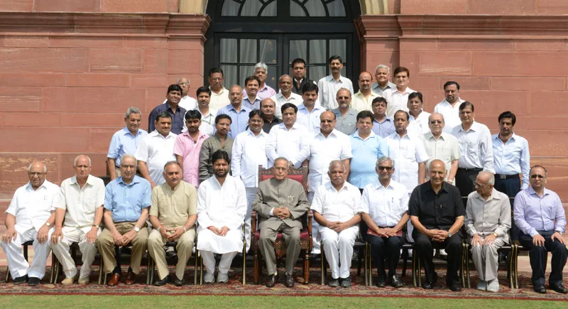The President, Shri Pranab Mukherjee with the Minister of State for Rural Development,…