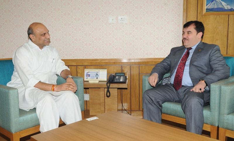 The Minister of Higher Education, Afghanistan, Mr. Obaidullah Obaid meeting the…