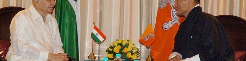The Union Home Minister, Shri Sushilkumar Shinde meeting the Prime Minister of Bhutan,...