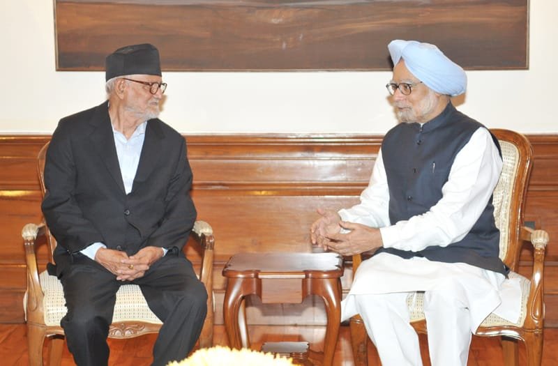 The President of Nepali Congress, Mr. Sushil Kumar Koirala meeting…