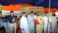 Rashtriya Sainik Sanstha honours the Families of the Martyrs  at Jantar Mantar who…