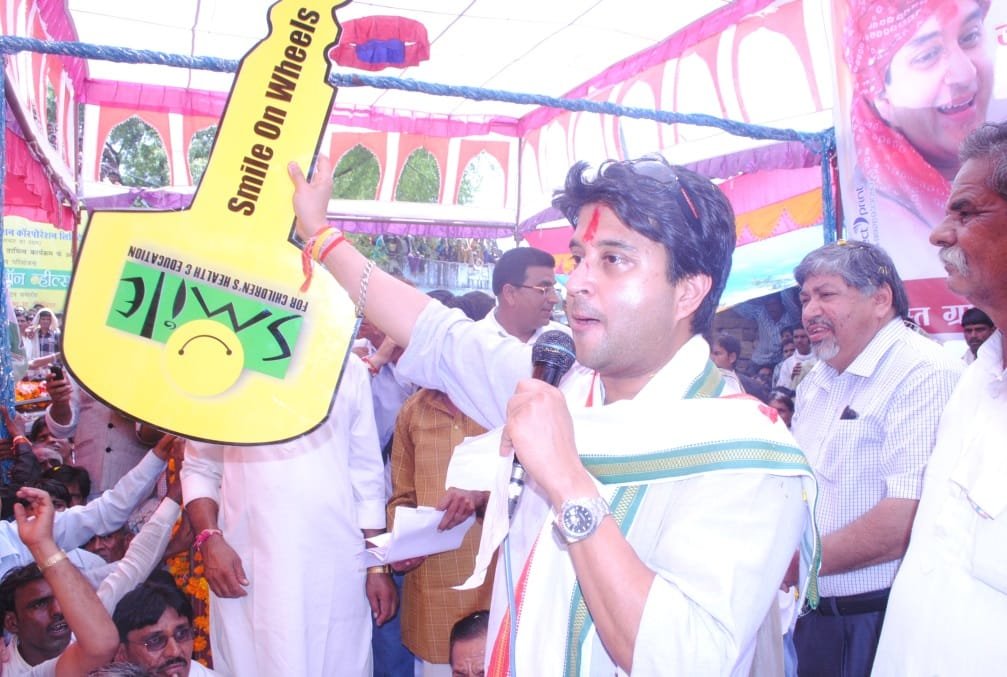Union Power Minister Madhavrao Jyotiraditya Scindia unveiling CSR initiatives of REC…