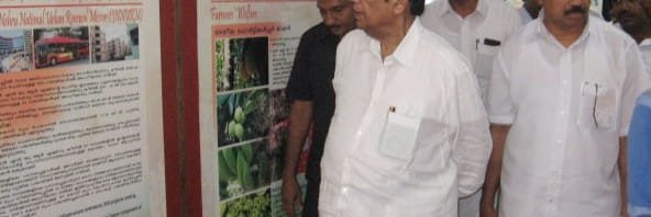 The Minister of State for External Affairs, Shri E. Ahamed visiting the photo exhibition,...