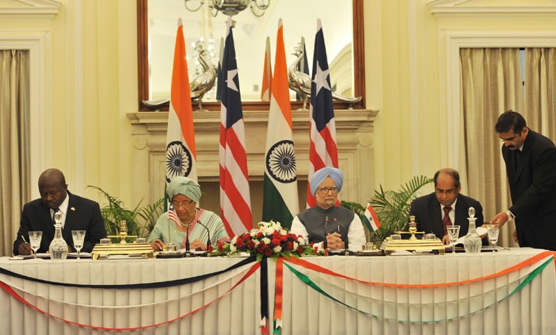 The Chairman and MD, Exim Bank, Shri T.C.A. Ranganathan and the Minister of Foreign…