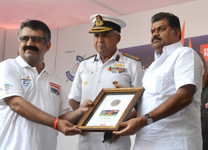 The Union Minister for Shipping, Shri G.K. Vasan being presented a memento, at the…