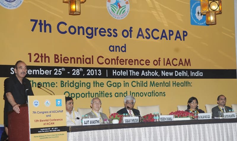 The Union Minister for Health and Family Welfare, Shri Ghulam Nabi Azad addressing…