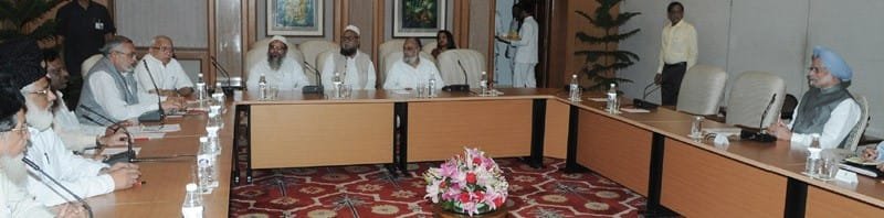 A delegation of Muslim Community leaders meeting the Prime Minister, Dr. Manmohan...