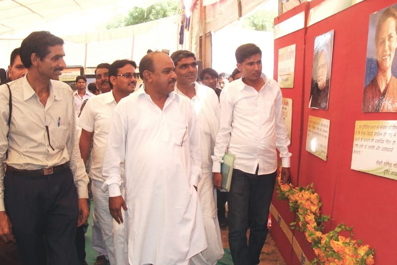 The MLA, Bamanvas, Shri Naval Kishore Meena visiting the DAVP exhibition, at…