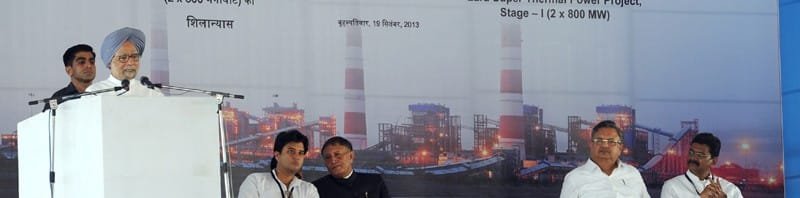 The Prime Minister, Dr. Manmohan Singh addressing at the dedication ceremony of NTPC’s...
