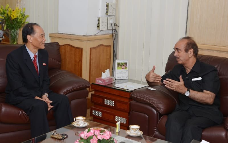 The Ambassador of DPR Korea, Mr. Pak Kyong Song meeting the Union Minister for Health…