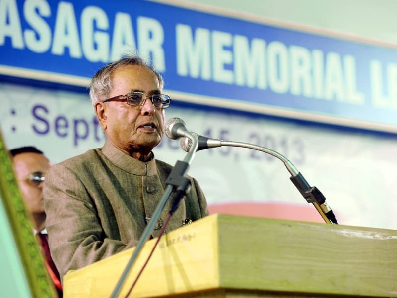 The President, Shri Pranab Mukherjee delivering the 7th Vidyasagar Memorial Lecture…