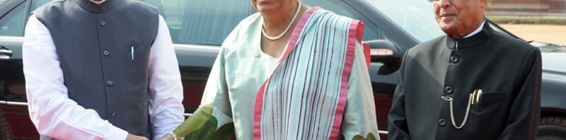 The President, Shri Pranab Mukherjee and the Prime Minister, Dr. Manmohan Singh...