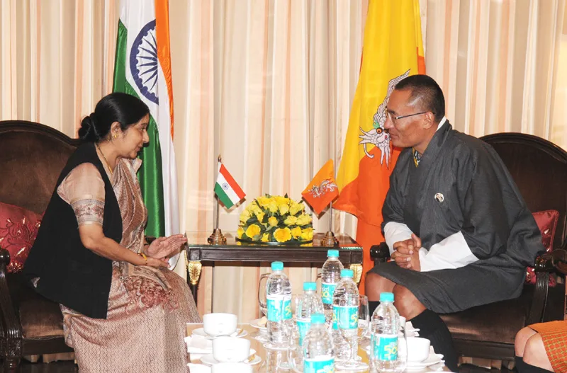 The Leader of Opposition in Lok Sabha, Smt. Sushma Swaraj meeting the…