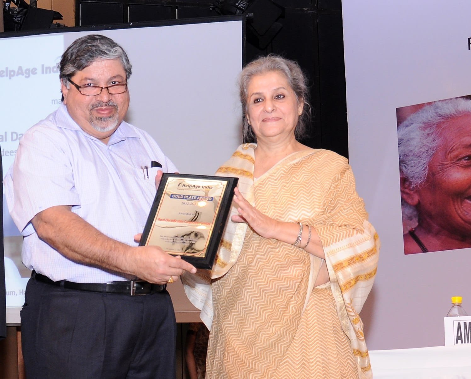 REC Honoured with the Gold Plate Award on International Day for Older Persons