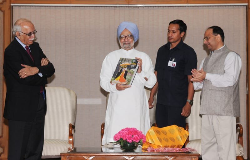 The Prime Minister, Dr. Manmohan Singh releasing the book titled…