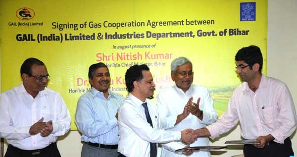 GAIL (India) Limited signs Gas Cooperation Agreement (GCA) with Dept. of Industries,Govt. Of Bihar
