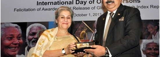 Sudhir Vasudeva CMD ONGC receives the prestigious P L Roy CSR Award on behalf of his organisation